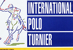 A poster that I designed for the annual Berlin Polo tournament.